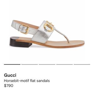 Authentic Gucci Horsebit Sandal size 39